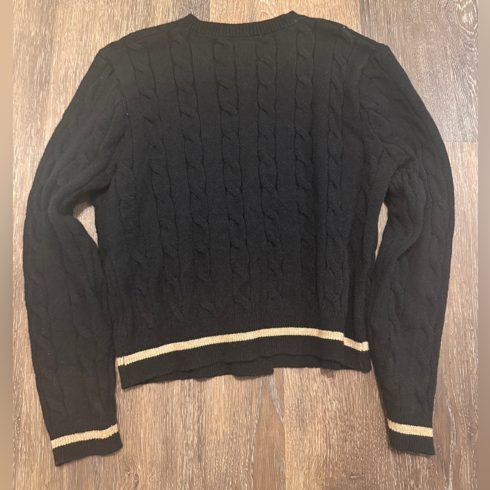 SHEIN Black Cardigan with Gold Buttons - Picture 8 of 8